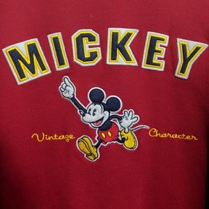 Disney Mickey Red Sweatshirt/Crewneck